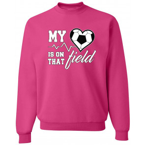 My Heart Is On That Soccer Field Sports T-Shirt