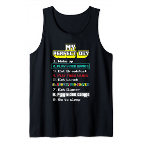 My Perfect Day Play Video Games - T-Shirt