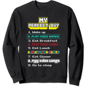 My Perfect Day Play Video Games - T-Shirt