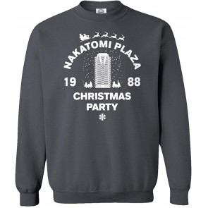 Nakatomi Plaza Christmas Party 1988 Pop Culture Crewneck  T-Shirt