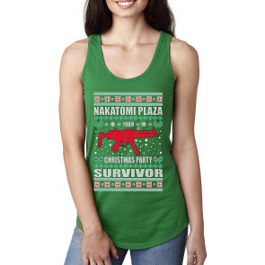 Nakatomi Plaza Christmas Party Survivor 1988 Ugly Christmas T-Shirt