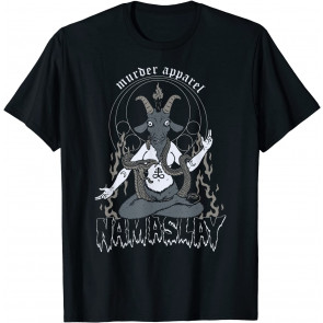 Namaslay Yoga Baphomet Metal T-Shirt