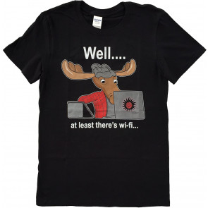 NaniWear Sam Winchester Moose WiFi Geek T-Shirt