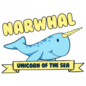 Narwhal Unicorn Of The Sea  Funny Tshirt