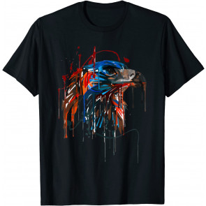 Native American Colorful Patriotic Eagle Beautiful Design T-Shirt