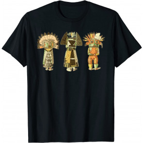 Native American KACHINA DOLLS Abstract Grunge 2 T-Shirt