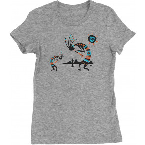 Native American Kokopelli Southwest Womens T-Shirt
