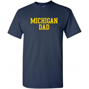 NCAA Dad Basic Block, Team Color T-Shirt