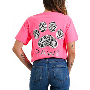 Neon Pink Dahlia T-Shirt