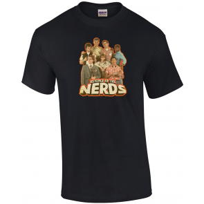 Revenge Of The Nerds 1984 Comedy Frat Movie Dork Cast Photo T-Shirt