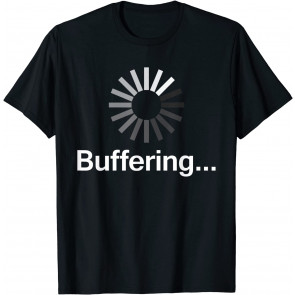 Nerdy Buffering Loading Screen T-Shirt