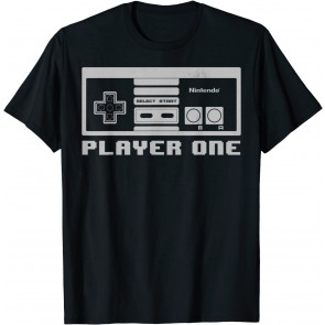 NES Controller Player One 8-Bit T-Shirt