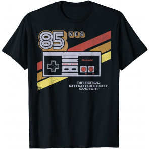 NES Controller Retro Stripe 85 T-Shirt