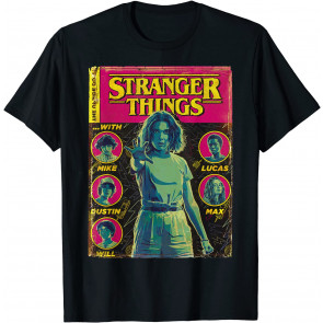Netflix Group Shot Comic Cover T-Shirt
