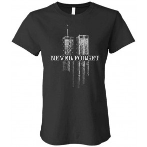 Never Forget Flag - Ladies T-Shirt