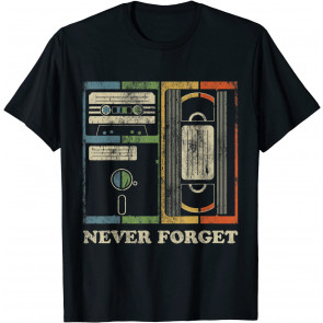 Never Forget Retro Vintage Cool 80s 90s T-Shirt