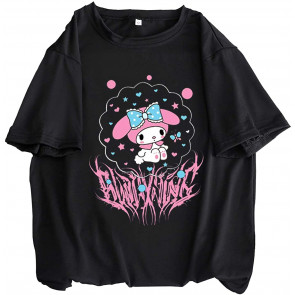 New Cartoon Anime Pattern Women T-Shirt