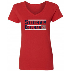 New England Jarrett - Julian Team Fans 2020 Womens Vneck T-Shirt