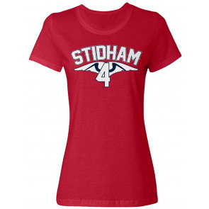 New England Stid Logo Jarrett Stidham Fans Ladies Crewneck T-Shirt