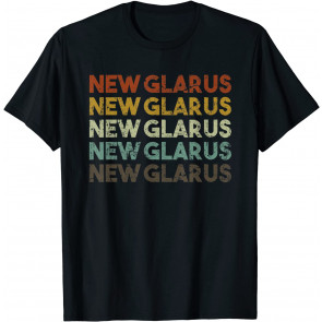 New Glarus Wisconsin Retro 80s Vintage Style T-Shirt
