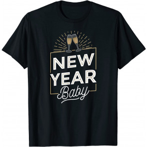 NEW YEAR BABY 2022 New Year's Eve Drinking NYE Meme T-Shirt