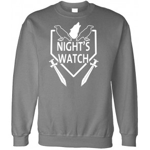 Nights Watch - Throne War Show Stark - Fleece Sweat T-Shirt