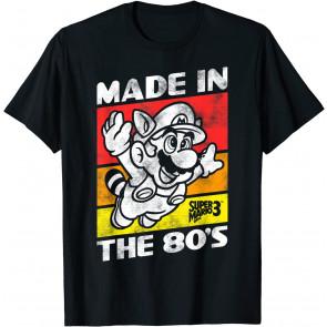 Nintendo Super Mario 3 Made In The 80's Retro T-Shirt