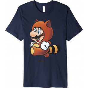 Nintendo Super Mario Tanooki Suit Jump T-Shirt