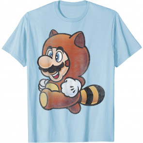 Nintendo Super Mario Tanooki Suit Vintage T-Shirt