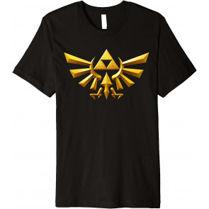 Nintendo Zelda Hyrule Crest Golden Triforce T-Shirt