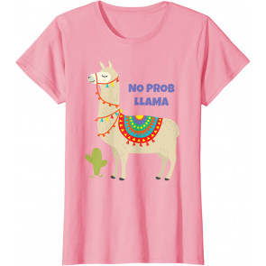No Prob Llama Gift Idea For Alpaca Lovers T-Shirt