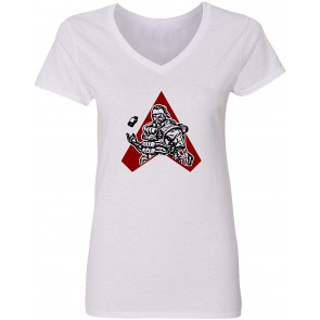 Not Concerned With Ambitions Of Insects Legend Caustic Toxic Trapper Womens Vneck T-Shirt