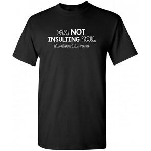 Not Insulting You Describing T-Shirt