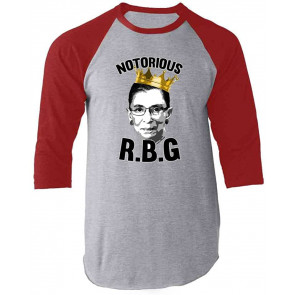 Notorious R.B.G. RBG Supreme Court Political Baseball T-Shirt