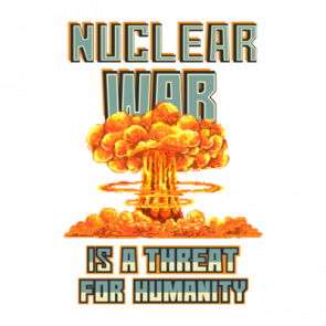 Nuclear War Is A Threat For Humanity Retro Tshirt
