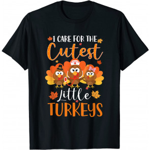 Nurse Turkey Thanksgiving Nurse Day Womens NICU Nurse T-Shirt