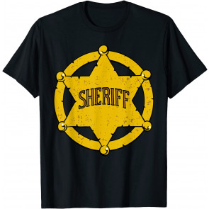 Occupation Police Officer Sheriff Badge T-Shirt