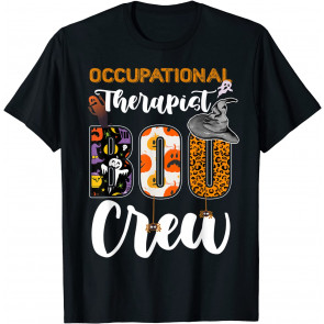 Occupational Therapist Boo Crew Ghost Therapy Halloween Fun T-Shirt