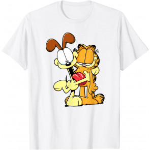 Odie Hugging Garfield T-Shirt