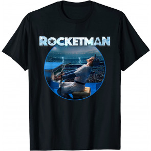 Official Elton John Piano Image T-Shirt