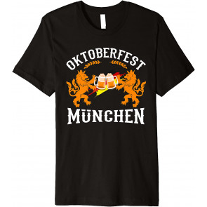 Oktoberfest München Germany German Flag Beer Drinking Gift T-Shirt