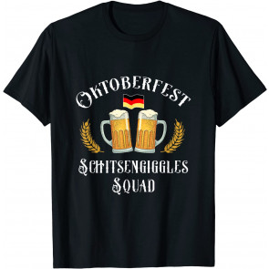 Oktoberfest Party Novelty Bavarian Drinking Squad T-Shirt