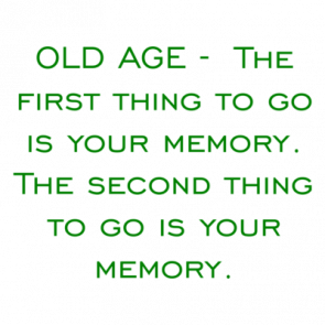 Old Age   The First Thing To Go Is Your Memory The Second Thing To Go Is Your Memory Shirt