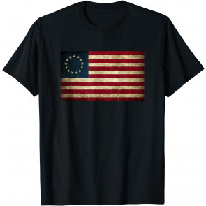 Old Glory First American Betsy Ross Flag T-Shirt