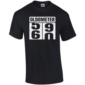 Oldometer 59-60 60th Birthday 60 Year Old T-Shirt