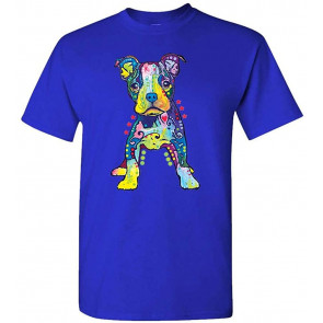 ON My OWN - Dean Russo Dog Modern Art - T-Shirt