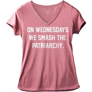 On Wednesdays We Smash The Patriarchy Feminism Feminist Equal Women Rights Protest Protestor Liberal Girl Power T-Shirt