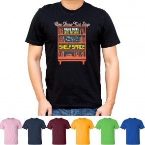 One Does Not Stop Buying Books Because No Shelf Space T-Shirt