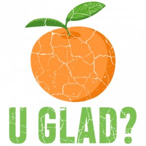 Orange U Glad  Pun Tshirt