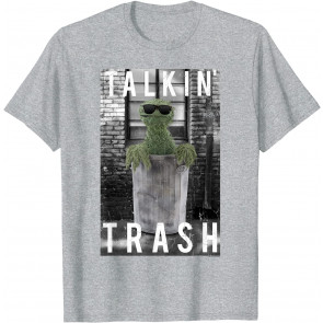 Oscar The Grouch Talkin' Trash T-Shirt